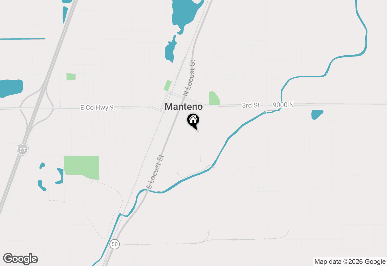 Map of 196 E First Street, Manteno, IL 60950