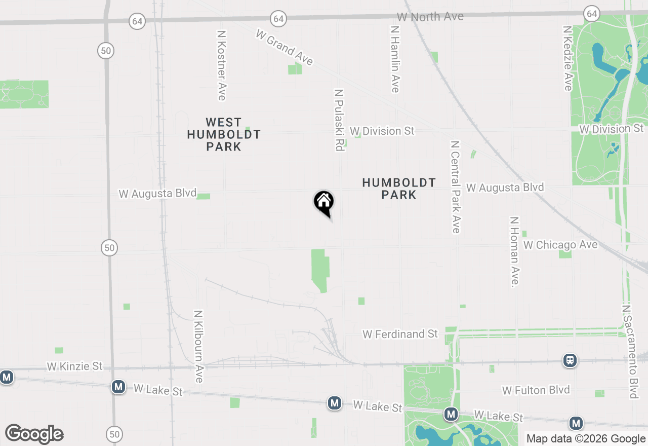 Map of (Address confidential), Chicago, Illinois 60651
