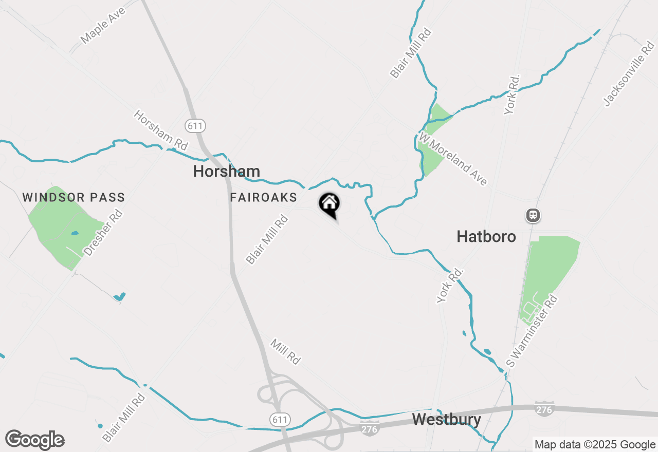 Map of 2522 Horsham Road, Hatboro, PA 19040