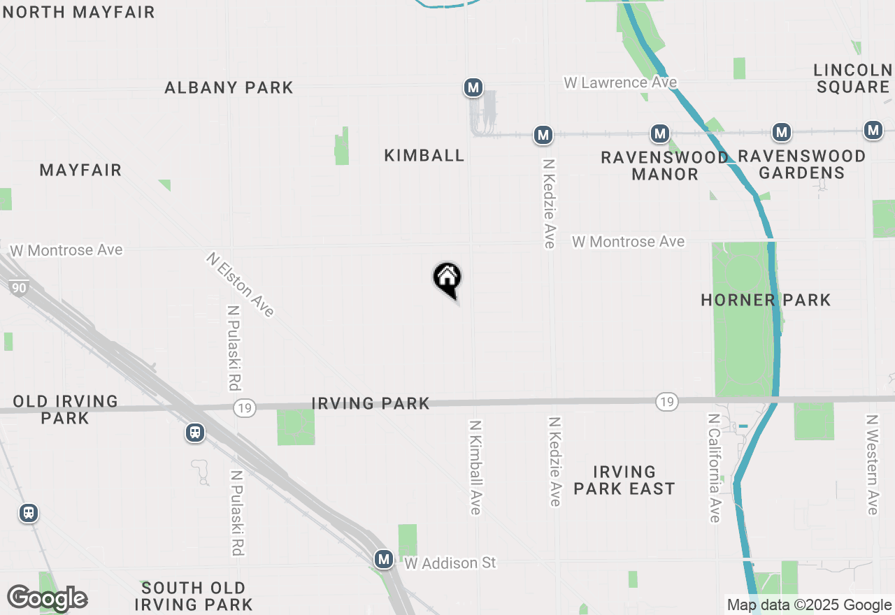 Map of 4222 N Bernard Street #1, Chicago, IL 60618