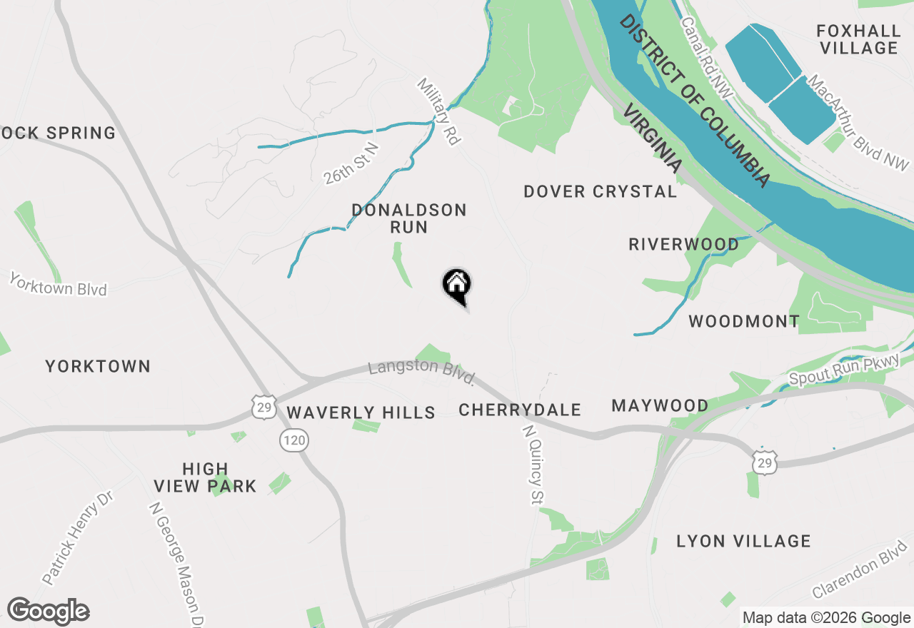 Map of 4215 Vacation Lane, Arlington, VA 22207