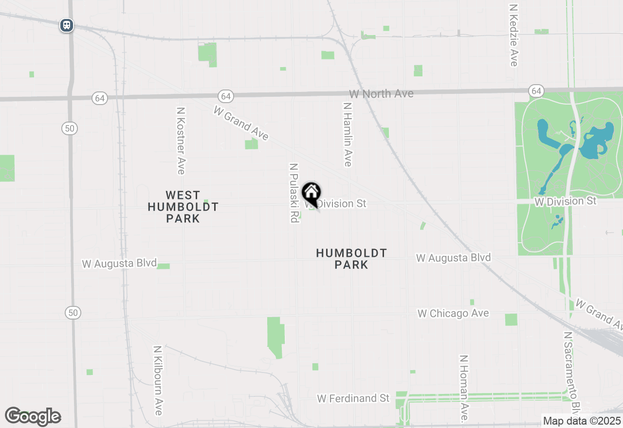 Map of 1141 N Harding Avenue, Chicago, IL 60651