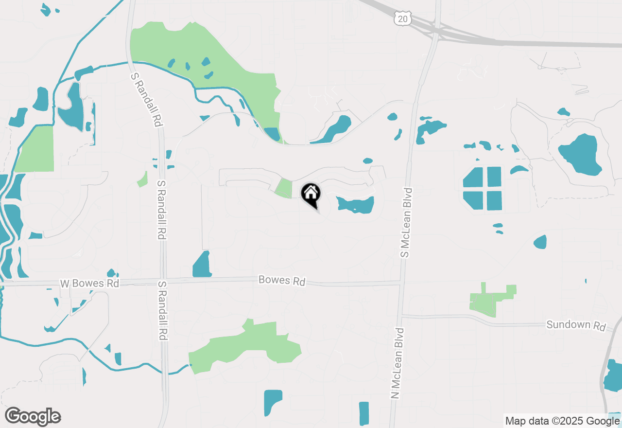 Map of 1805 Saint Andrews Circle, Elgin, IL 60123