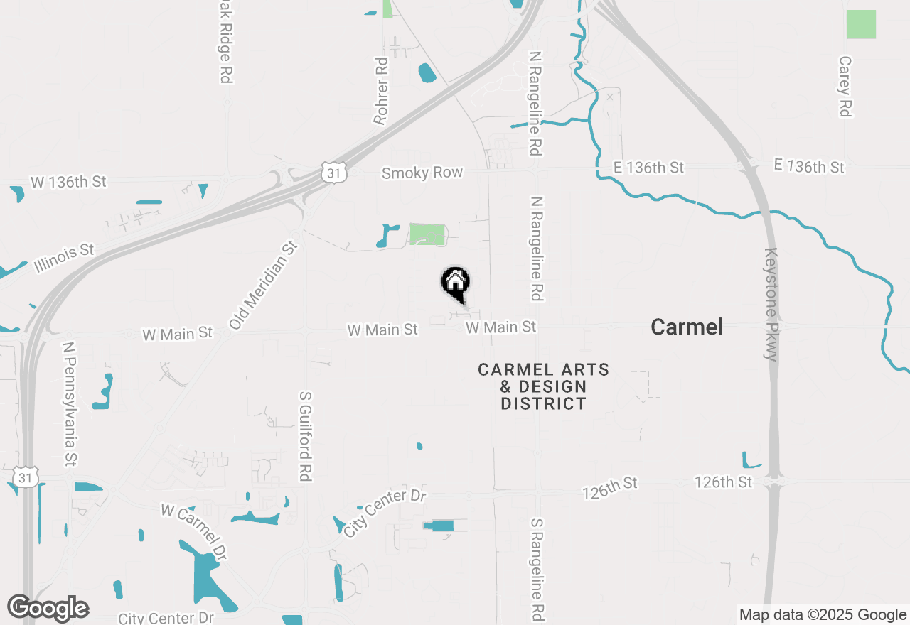 Map of 415 Alden Way, Carmel, IN 46032