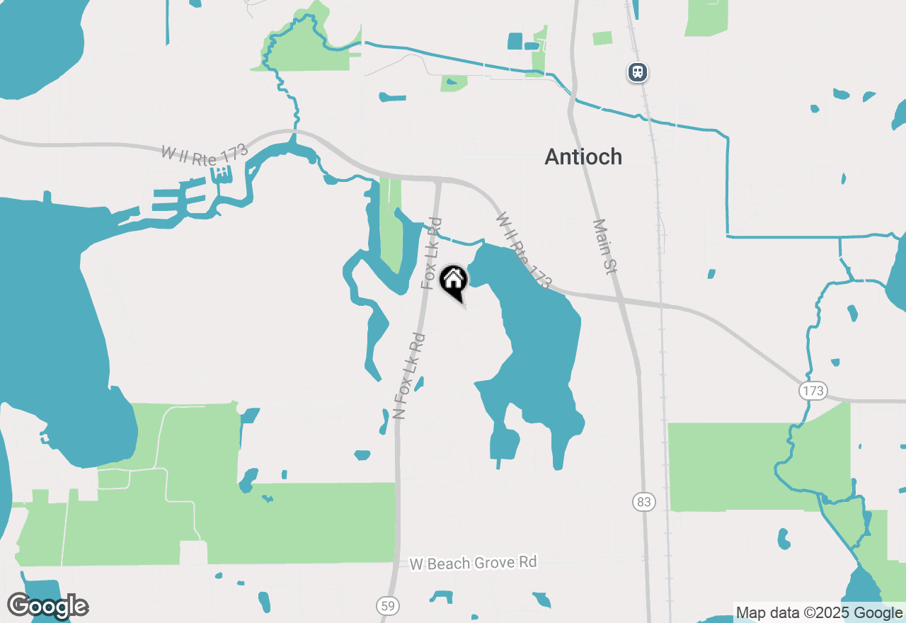 Map of 1186 Bayshore Drive, Antioch, IL 60002