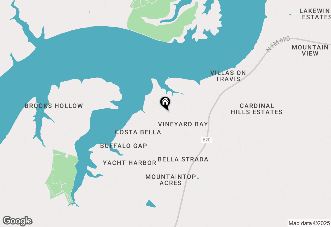 Map of 210 Costa Bella Dr, Austin, TX 78734