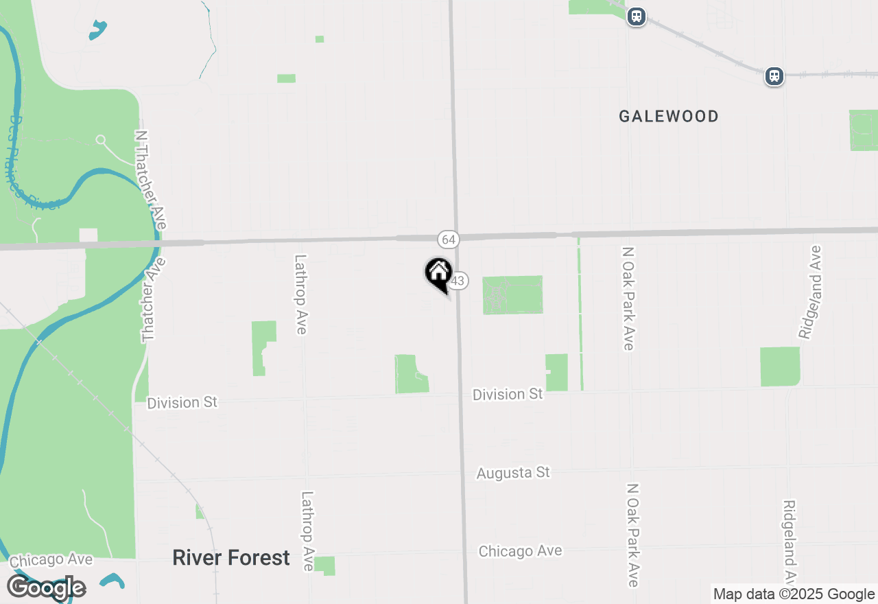 Map of 1419 Bonnie Brae Place #3B, River Forest, IL 60305