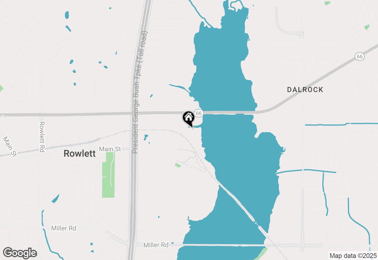 Map of 5008 Edgewater Drive, Rowlett, TX 75088