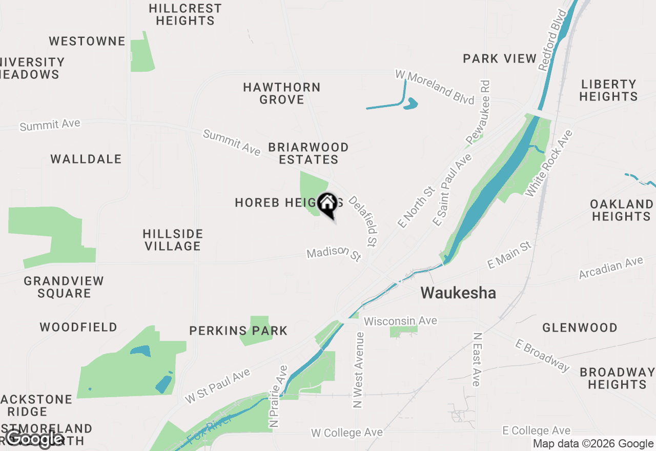 Map of 200 Spring St, Waukesha, WI 53188