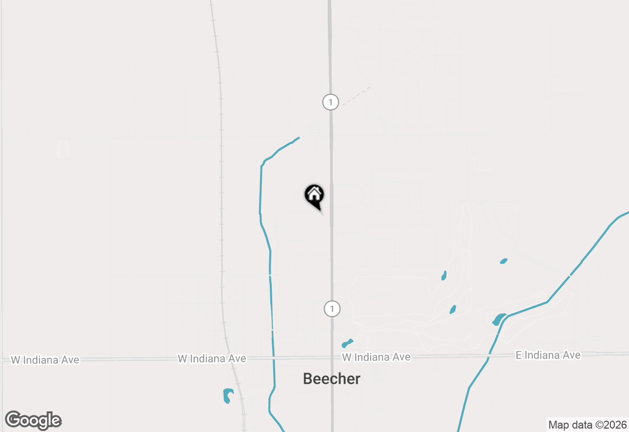 Map of 520 Chestnut Lane, Beecher, IL 60401