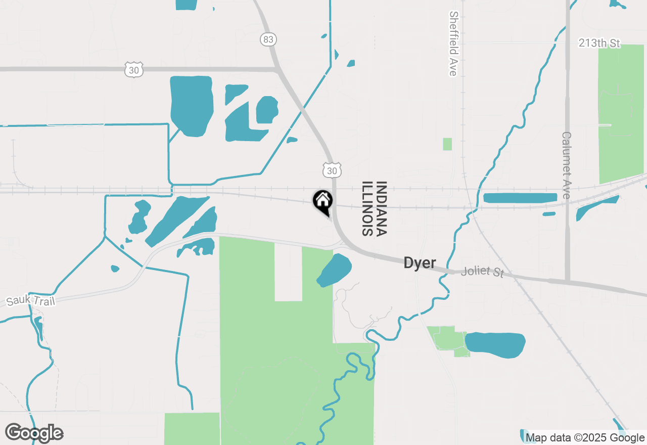 Map of 21920 E Lincoln Highway, Lynwood, IL 60411