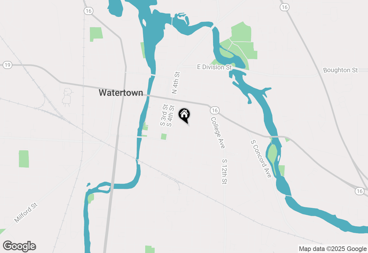 Map of 409 S 6th St, Watertown, WI 53094