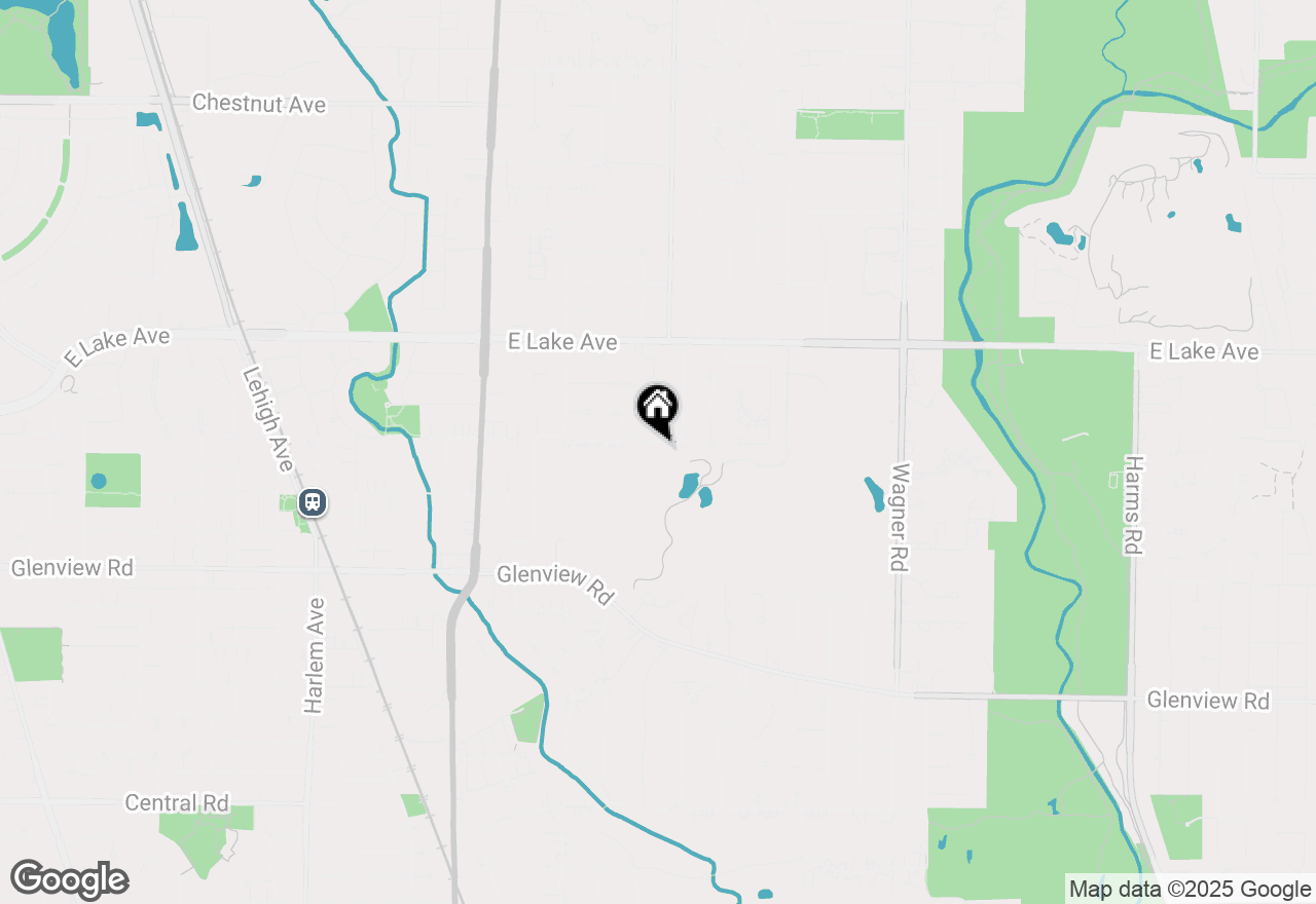 Map of 1309 Elizabeth Lane, Glenview, IL 60025