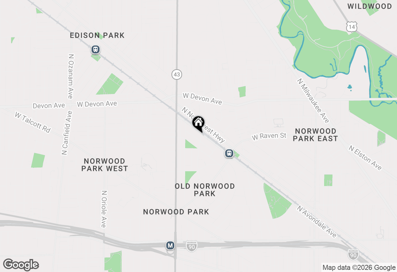 Map of 6144 N Nickerson Avenue, Chicago, IL 60631