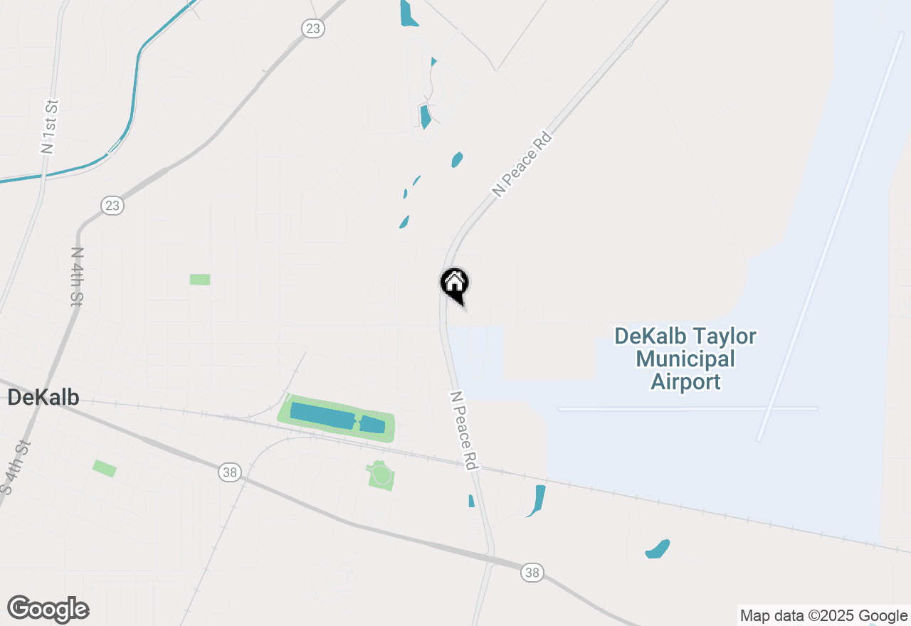 Map of 650 N Peace Road #E, Dekalb, IL 60115
