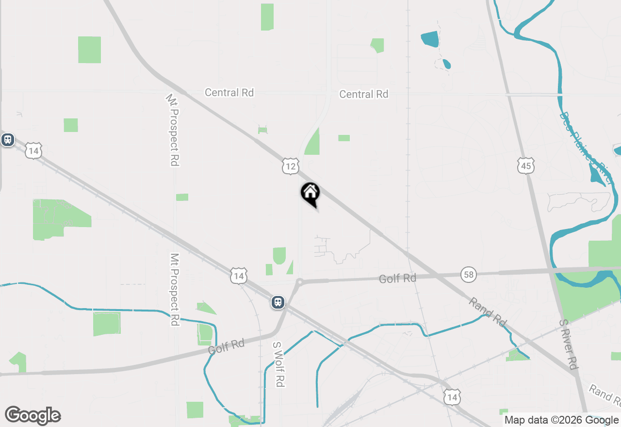 Map of 314 N 8th Avenue, Des Plaines, IL 60016