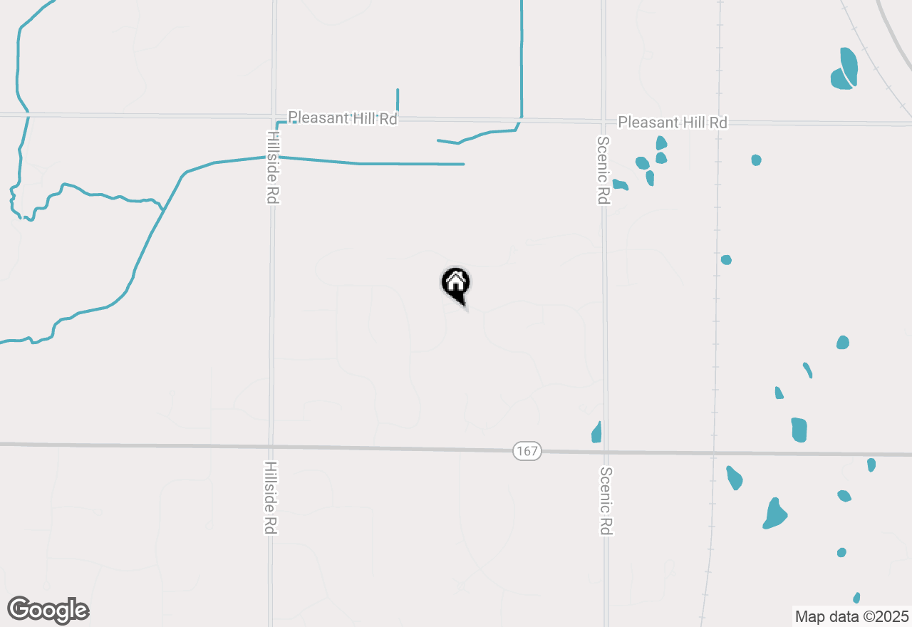 Map of 3844 Woodsfield Dr, Richfield, WI 53076