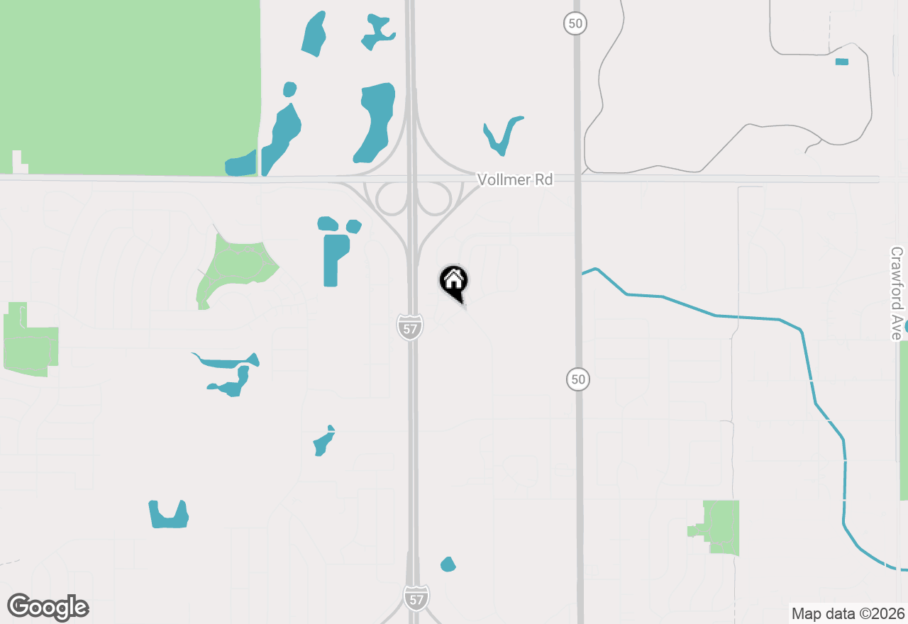 Map of 5102 Monroe Street, Matteson, IL 60443