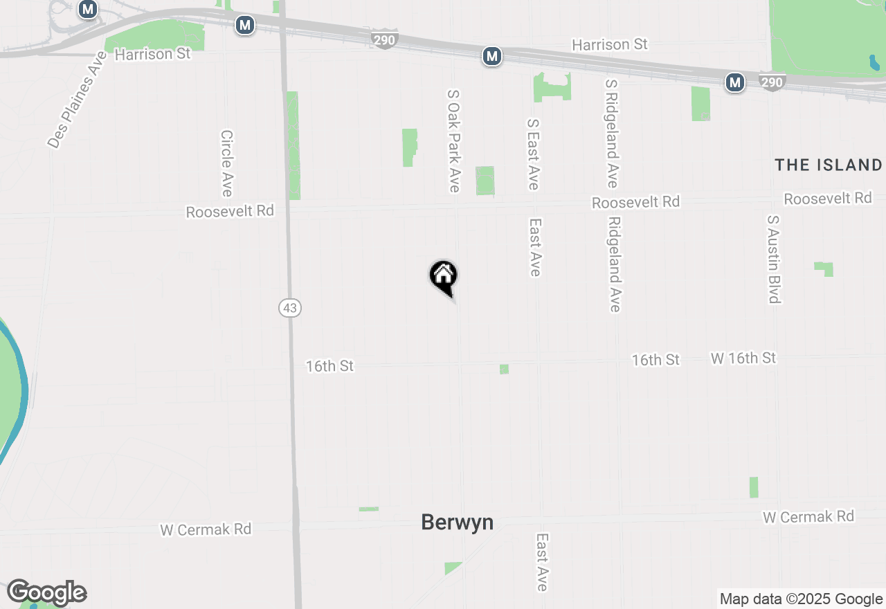 Map of 1425 Grove Avenue, Berwyn, IL 60402