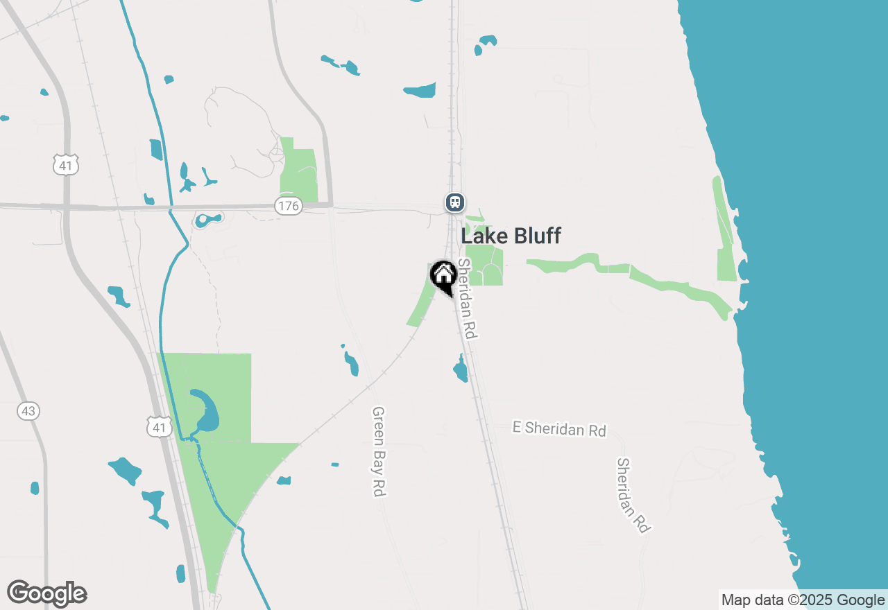 Map of 335 Wimbledon Court, Lake Bluff, IL 60044