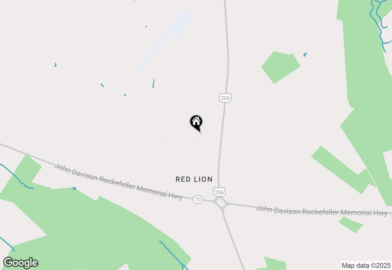 Map of 127 Red Lion Road, Southampton, NJ 08088