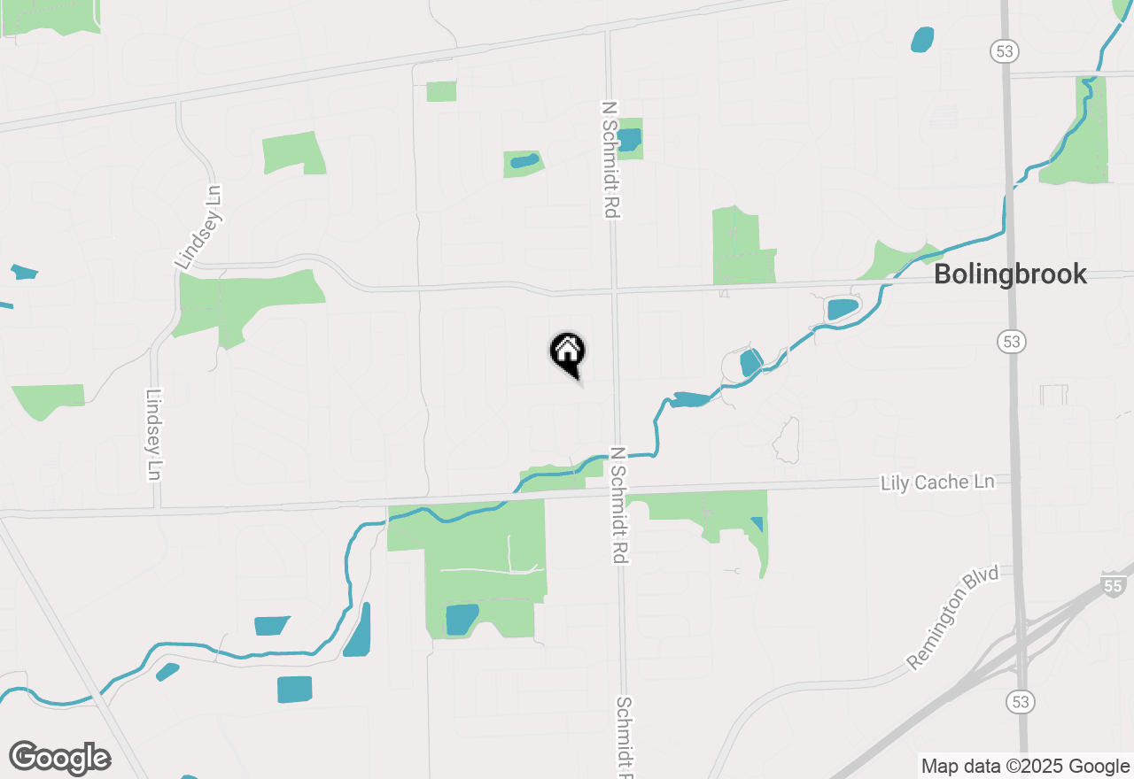 Map of 533 Cumberland Lane, Bolingbrook, IL 60440