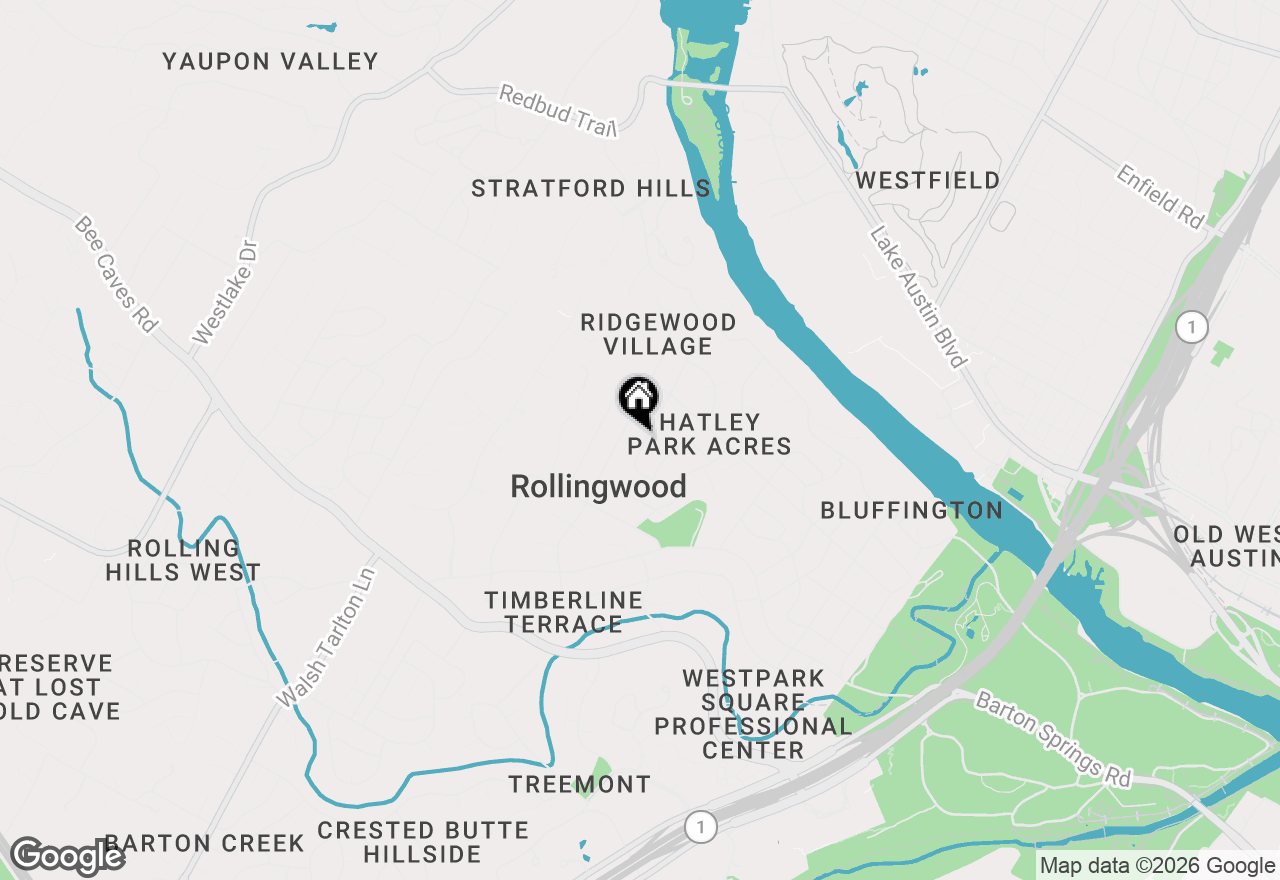 Map of 3219 Park Hills Dr, Austin, TX 78746