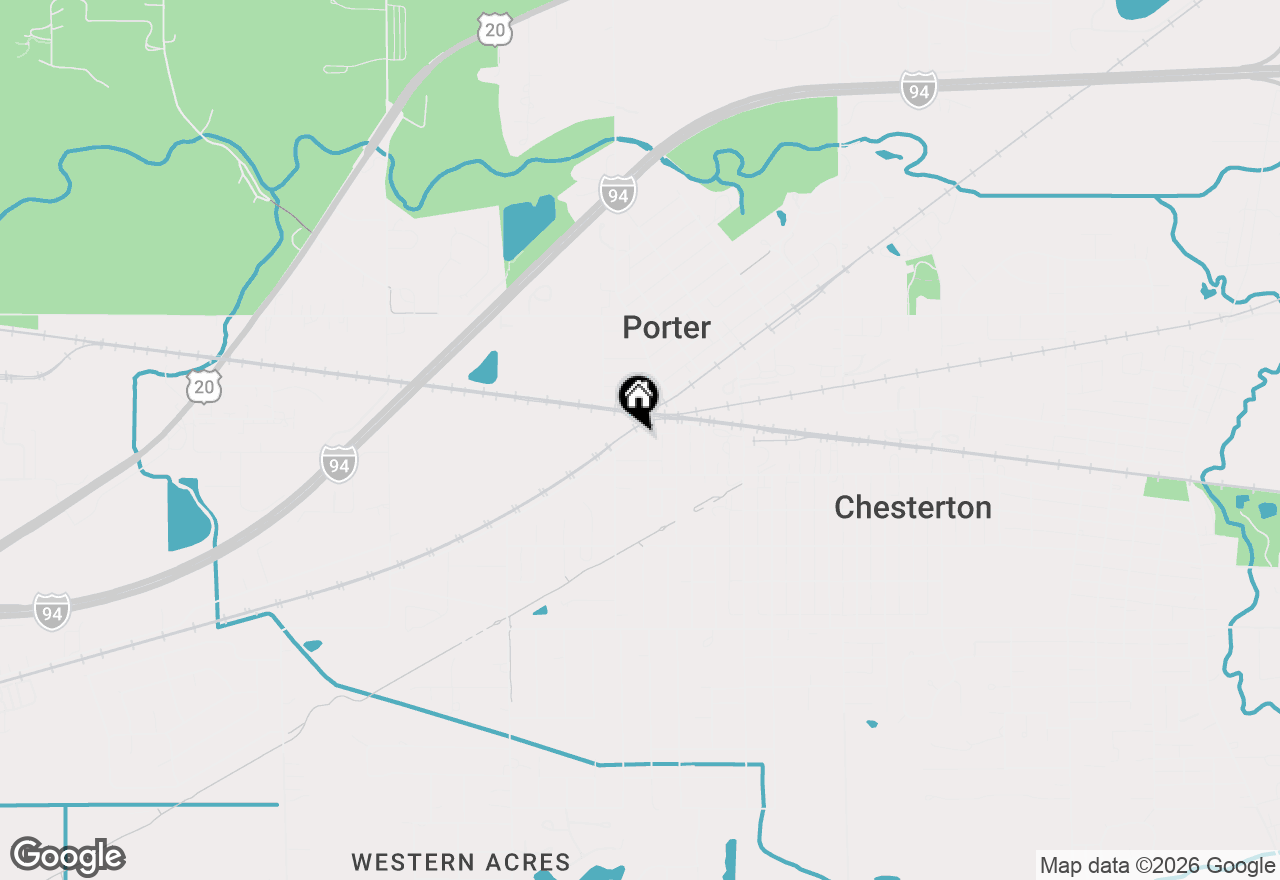 Map of 131 N 18th Street, Chesterton, IN 46304