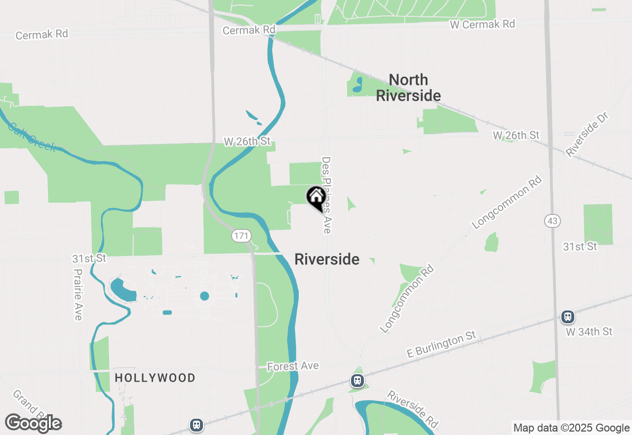 Map of 8041 W 29th Court, North Riverside, IL 60546