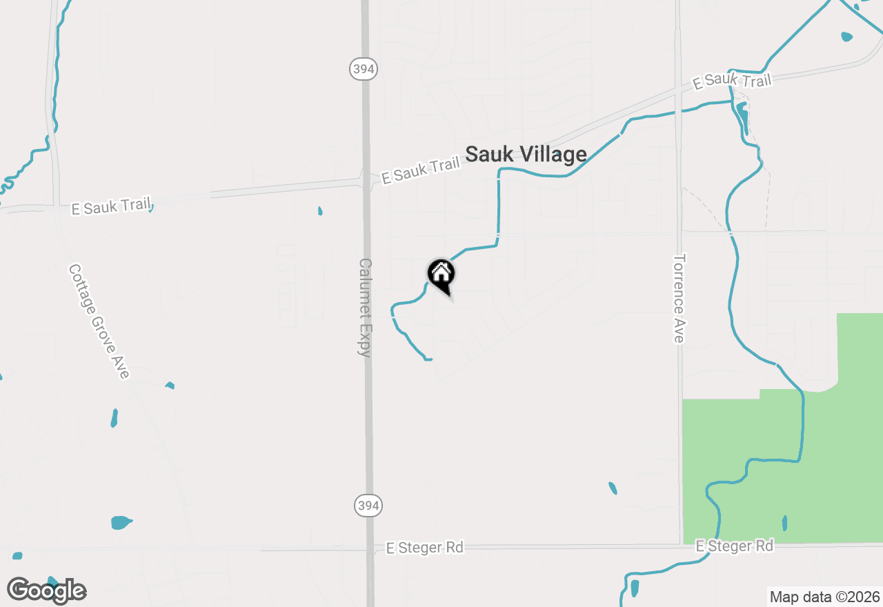 Map of 1755 Reichert Avenue, Sauk Village, IL 60411