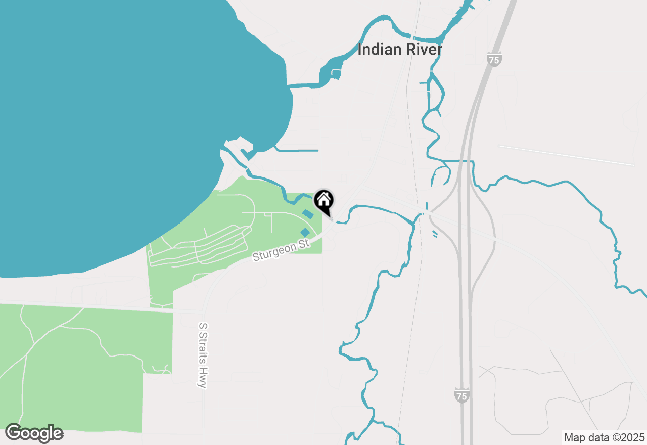 Map of 4208 S Straits Highway, Indian River, MI 49749