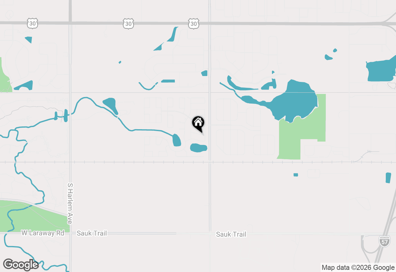 Map of 516 Prairie Road, Matteson, IL 60443