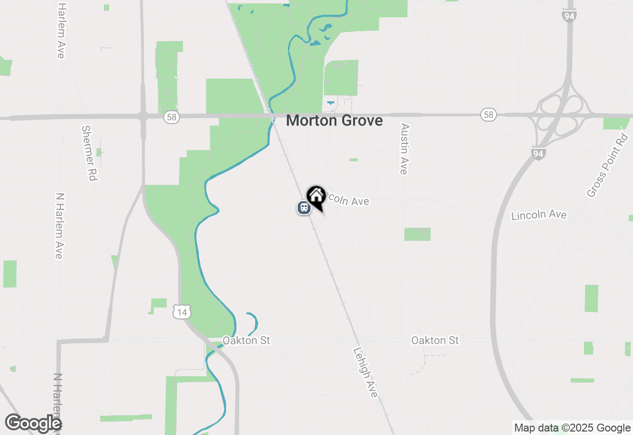 Map of 8400 Callie Avenue #207, Morton Grove, IL 60053