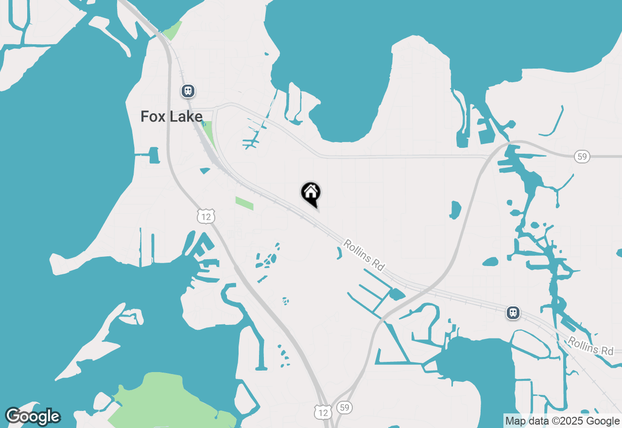 Map of 54 Hillcrest Avenue, Fox Lake, IL 60020