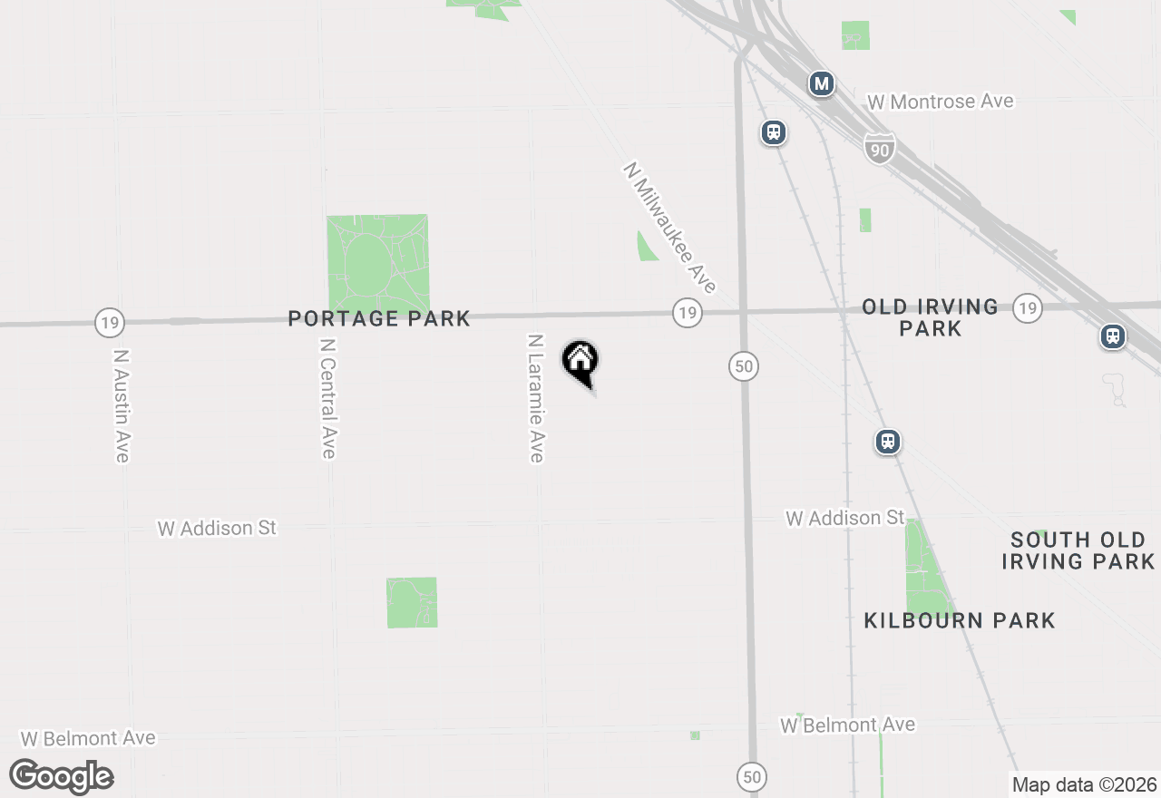 Map of 5107 W Berenice Avenue, Chicago, IL 60641