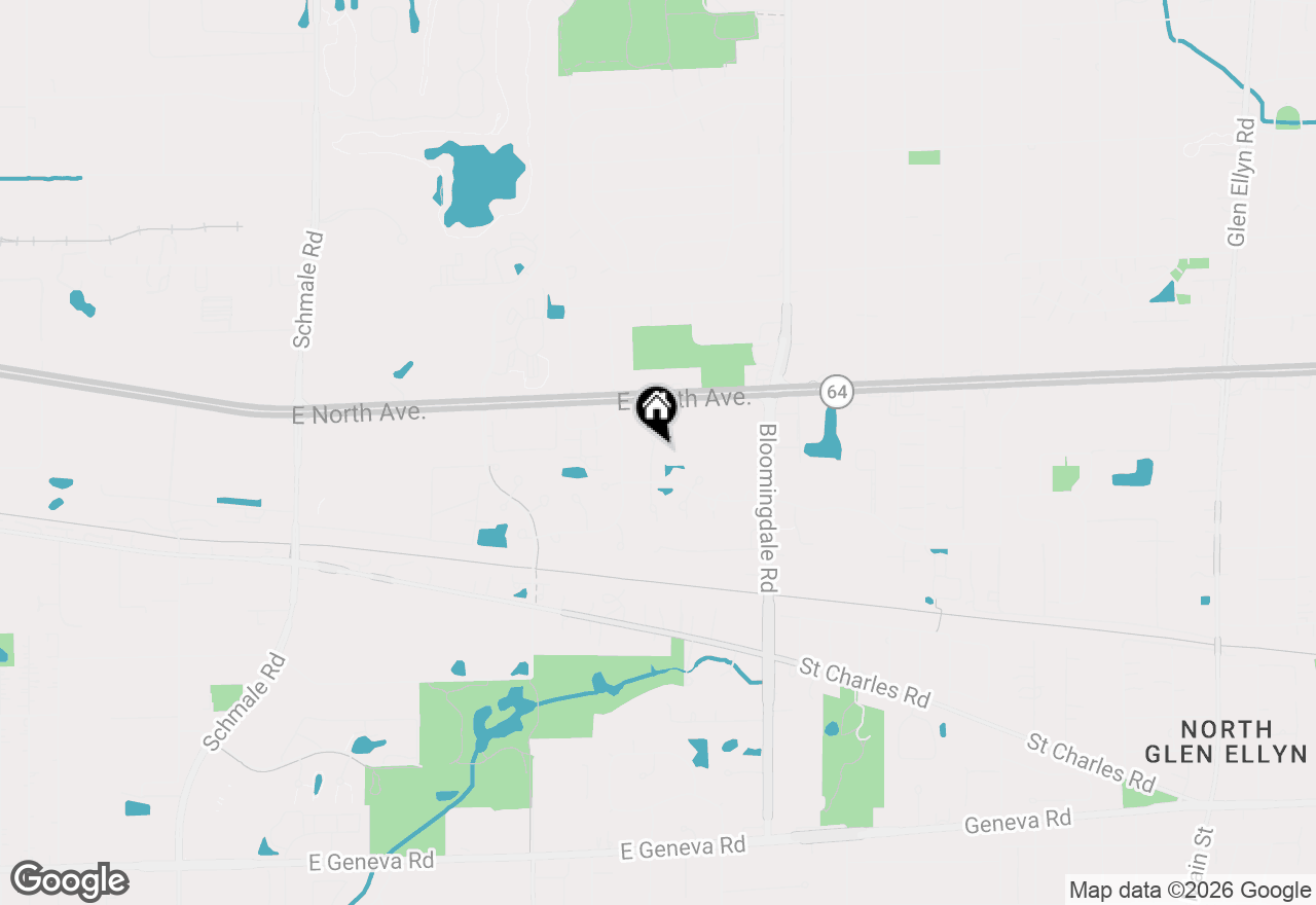 Map of 1159 Harbor Court #1159, Glendale Heights, IL 60139