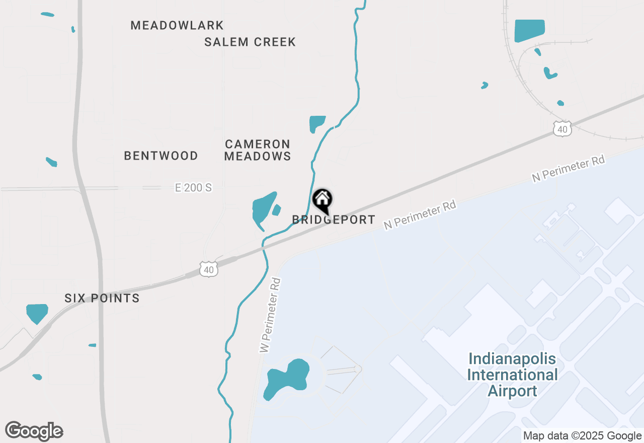 Map of 8854 W Washington Street, Indianapolis, IN 46231