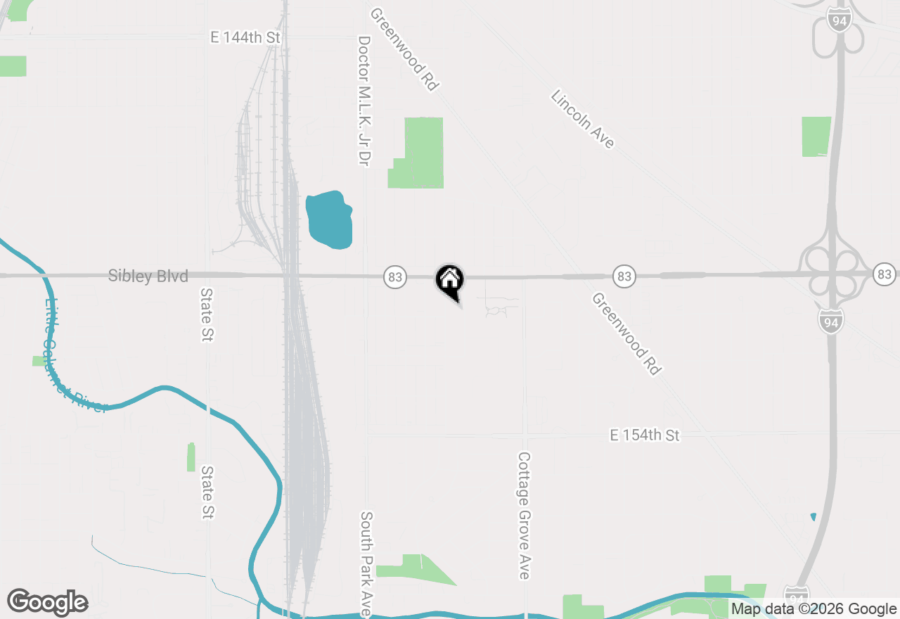 Map of 15041 Irving Avenue, Dolton, IL 60419