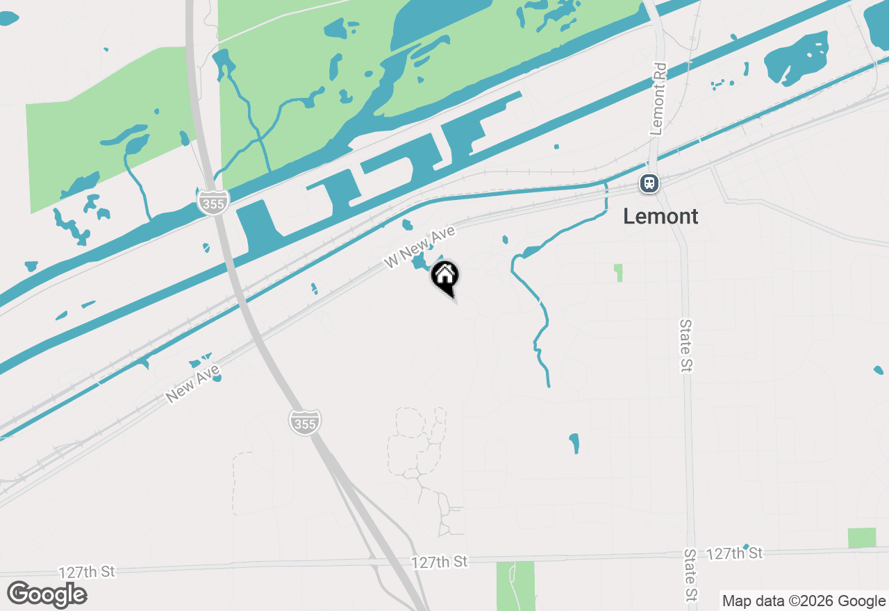 Map of 12215 Copper Ridge Drive #13, Lemont, IL 60439