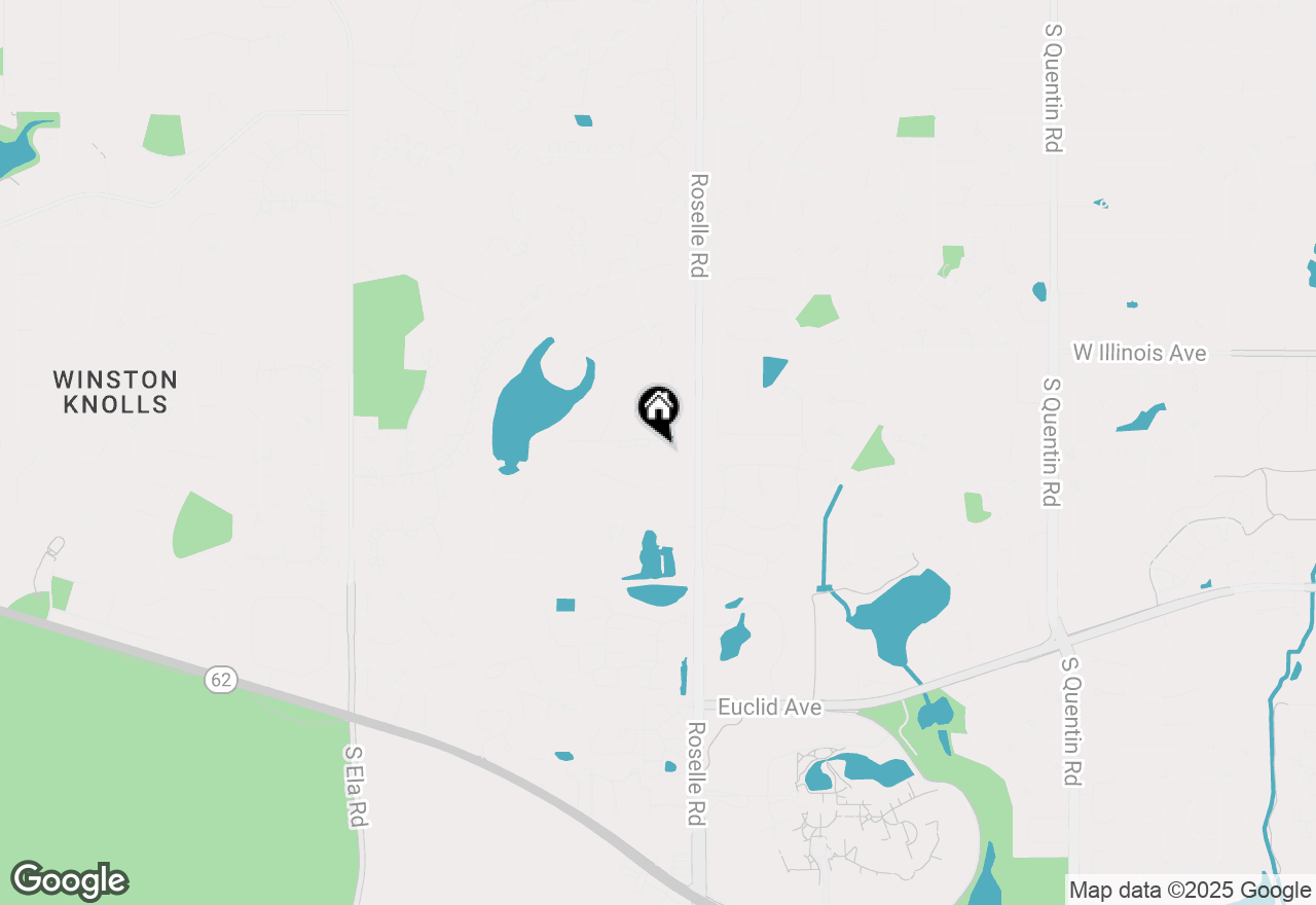 Map of 1603 Balmoral Lane, Inverness, IL 60067