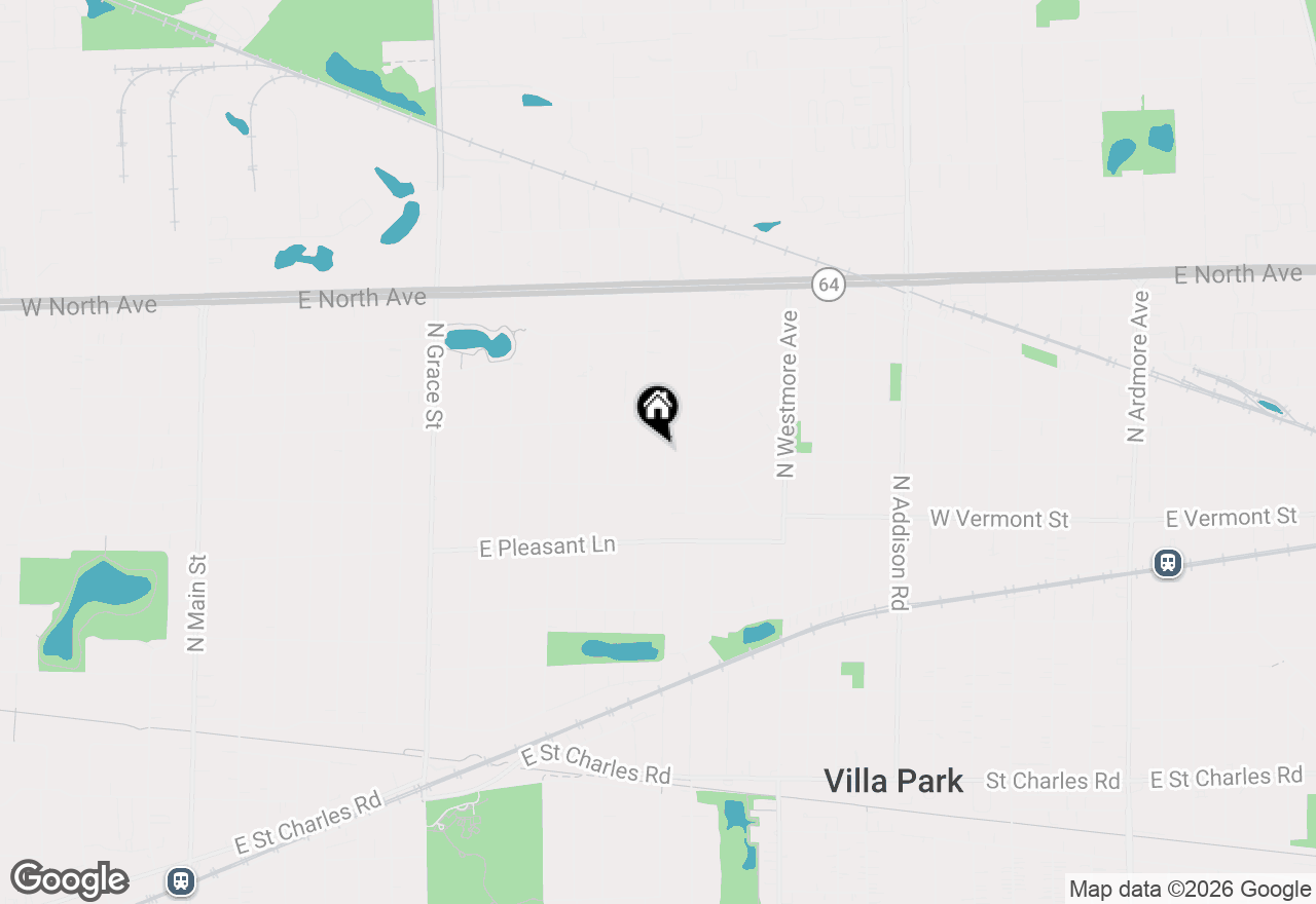 Map of 530 N Westwood Avenue, Lombard, IL 60148