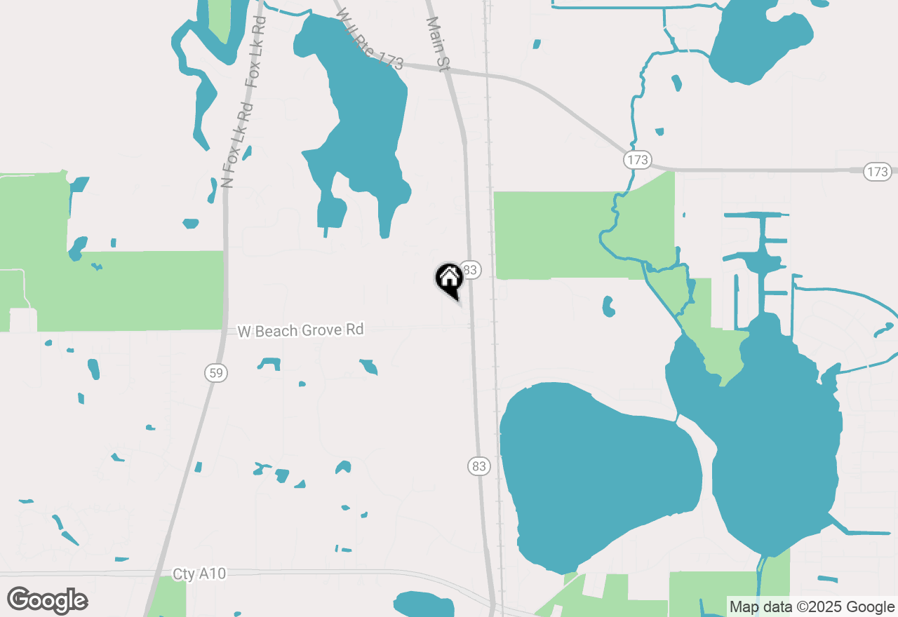 Map of 41073 N 1st Street, Antioch, IL 60002