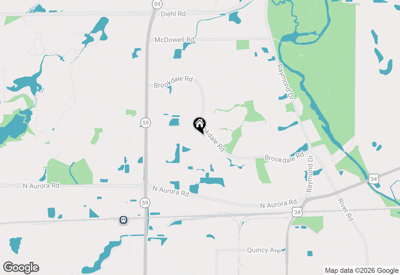 Map of 925 Churchill Drive, Naperville, IL 60563
