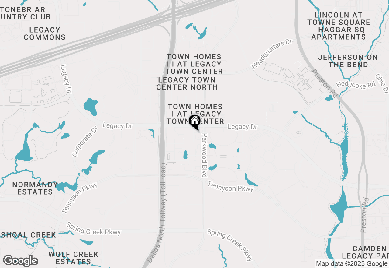 Map of 5745 Pantheon Court, Plano, TX 75024