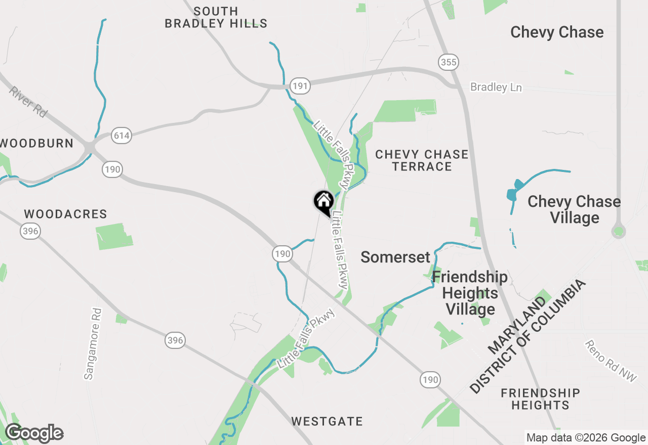 Map of 5100 Dorset Avenue #111, Chevy Chase, MD 20815