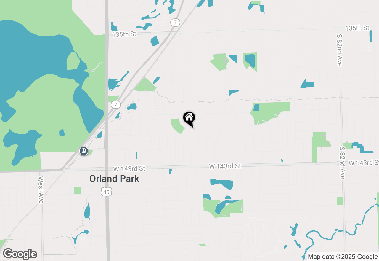 Map of 9101 Sheri Lane, Orland Park, IL 60462