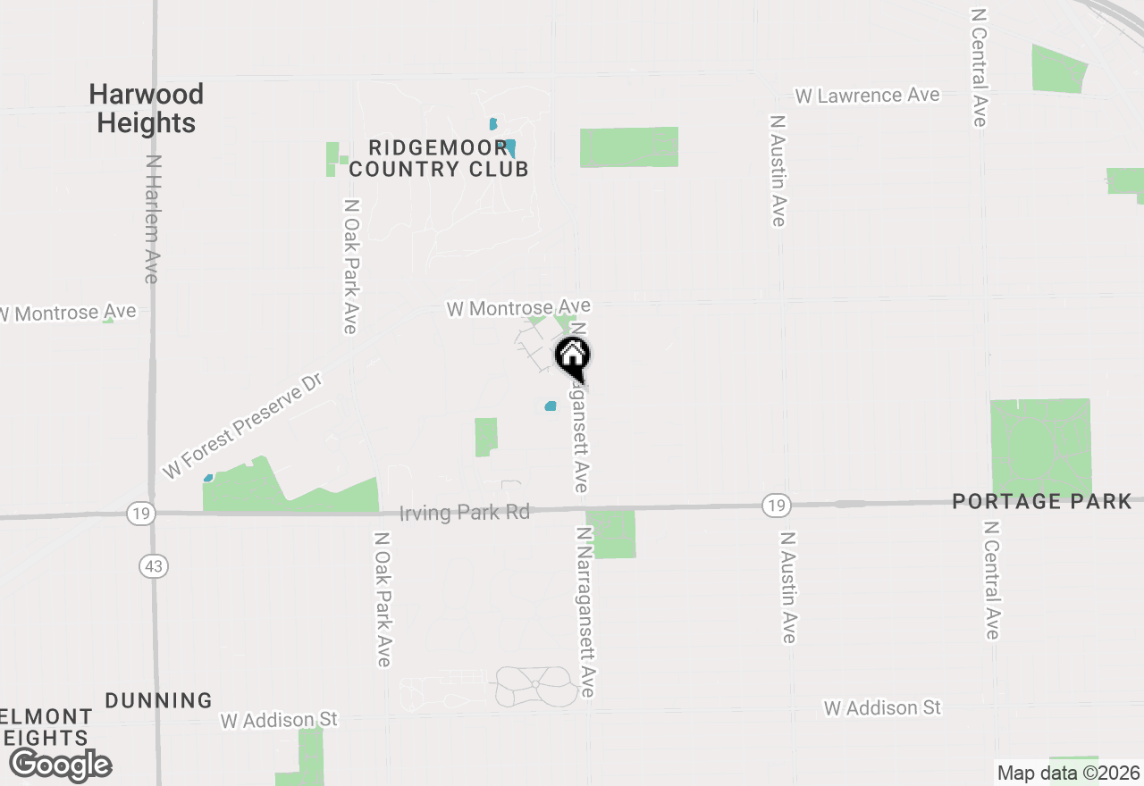 Map of 6400 W Berteau Avenue #308, Chicago, IL 60634