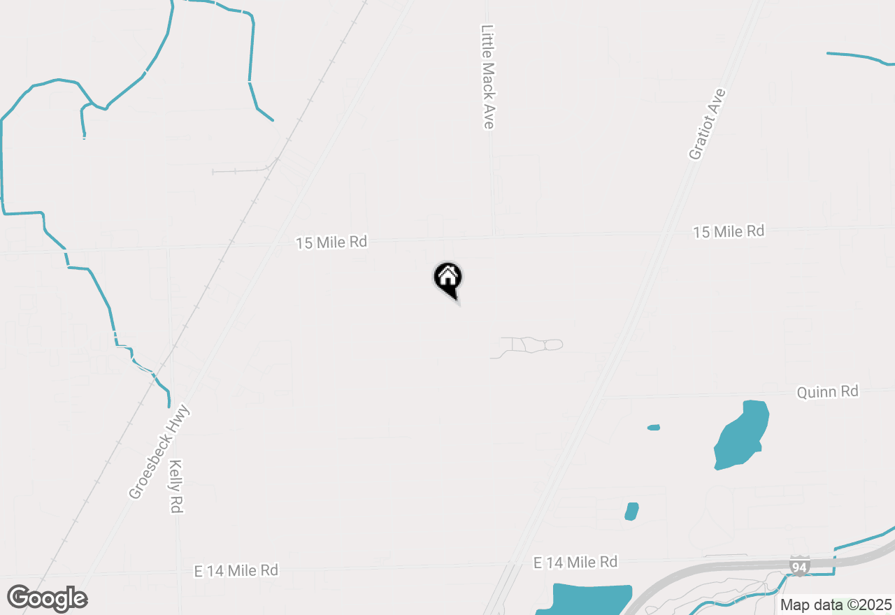 Map of 20410 Woodward Street, Clinton Township, MI 48035