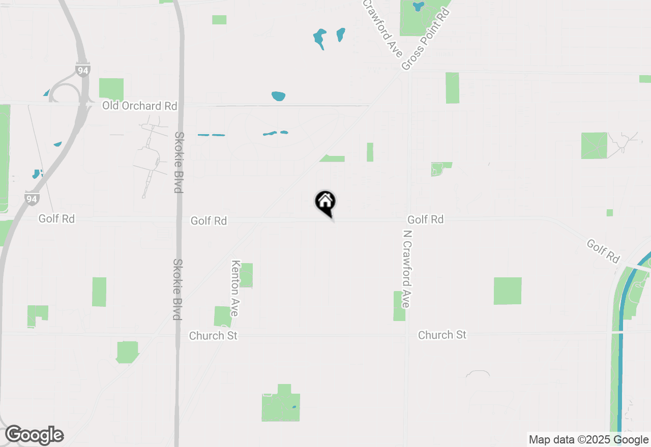 Map of 9555 Kildare Avenue, Skokie, IL 60076