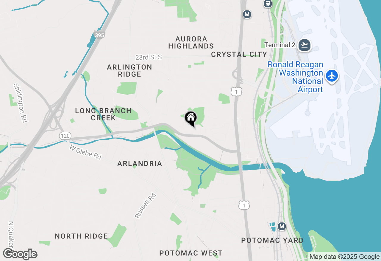 Map of 3105 S High Street, Arlington, VA 22202